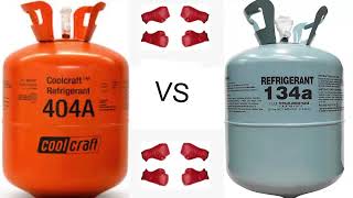 ¿CUALES SON LAS DIFERENCIAS DE R404A Y R134a EN REFRIGERACIÓN Y CONGELACIÓN Y PRESIÓN DE CADA GAS [upl. by Cichocki]