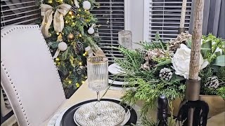 2 Stunning Christmas Trees 1 Elegant Diy Centerpiece Decorate With Me [upl. by Dygert163]