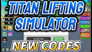 WORKING CODES Titan Lifting Simulator UPDATE 10 Codes for September 2024 [upl. by Anaile]