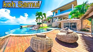 Koh Samui Thailand Real Estate  Watch This Luxury Villa [upl. by Afatsuom]