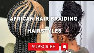 💯 2023 Cute African Hair Braiding Hairstyles For Women [upl. by Aticilef612]