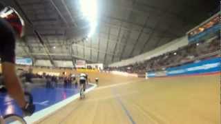 Cycling with Olympic stars in the velodrome [upl. by Atnohsal751]