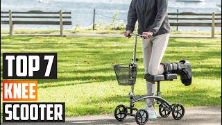 Maximize Your Mobility The 7 Best Knee Scooters for Recovery [upl. by Sllew]