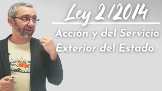 Ley 22014 de 25 de marzo de la Acción y del Servicio Exterior del Estado [upl. by Tiertza]