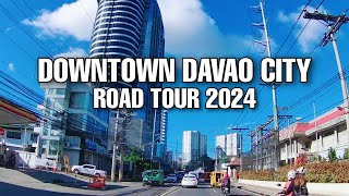 NEW SKYSCRAPERS IN DAVAO CITY  ROAD TOUR 2024  JP LAUREL AVE TO RIZAL ST [upl. by Ayihsa]