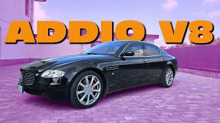 ADDIO MOTORI V8   MASERATI QUATTROPORTE [upl. by Nos]