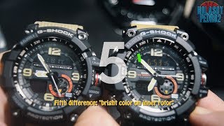 Casio GG 10001a5 Replica vs Original G Shock Mudmaster [upl. by Adnalu]