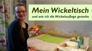 Mein Wickeltisch und wie ich die Wickelauflage gestalte  Meine Wickelkommode im Kinderzimmer [upl. by Yaresed577]