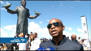 Ventersdorp unveils JB Marks statue [upl. by Odnumyar609]