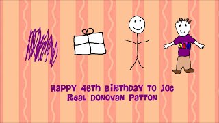 A Gift for this Happy 46th Birthday to Donovan Patton from second Host of Blues Clues 💜🎁 [upl. by Ha]