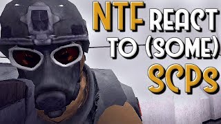 NTF Reacts To some SCPs  SCP Containment Breach v138 [upl. by Boys]