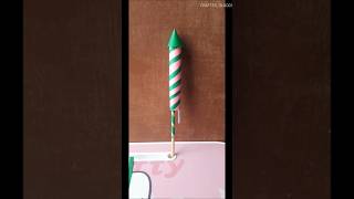 DIY Diwali Rocket🚀 Paper Rocket Tutorial Diwali Decorations Ideasviralvideo diwalidecoration [upl. by Aienahs]