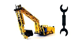 LEGO Technic MOC Excavator – Review  ЛЕГО Техник самоделка Экскаватор  Обзор [upl. by Clynes180]