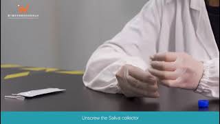 SARSCoV2 Antigen Detection Kit Colloidal Gold Method Home Test  Saliva Sample [upl. by Atwater]