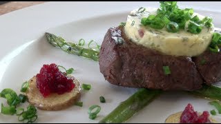 BEEF FILLET amp TARRAGON BUTTER  Nickos Kitchen [upl. by Telocin115]