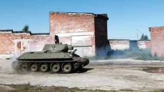 WW2 T3476 Tank The first test after a long restoration [upl. by Flemings]