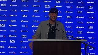 Rams QB Matthew Stafford PostGame Press Conference [upl. by Baylor]