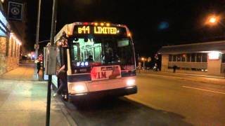 NYCTA Bus  Orion VII NG HEV 4232 on the B44 at Nostrand Avenue amp Avenue Z AT NIGHT [upl. by Aynek]