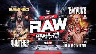 WWE Raw Recap Explosive Showdowns Before SummerSlam [upl. by Garold]