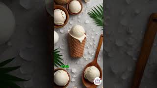 Delicioso Helado de Coco Keto 🥥🍦 ¡Sabores Naturales en Cada Cucharada 😋 ketofacil ketosabor [upl. by Dennard]