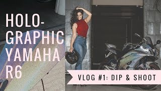 Vlog 1 Creation of the HOLOGRAPHIC Motorcycle  Photoshoot [upl. by Juliann141]