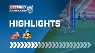 Highlights  Leigh Centurions v York City Knights [upl. by Qahsi]