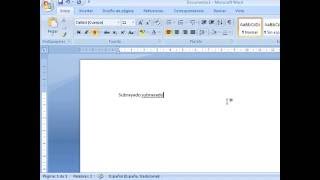 Como poner Subrayado en Microsoft Office Word [upl. by Abdu]