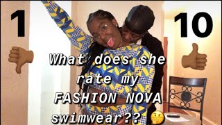 Boyfriend Rates My Fashion Nova Outfits Explicit [upl. by Boeschen491]