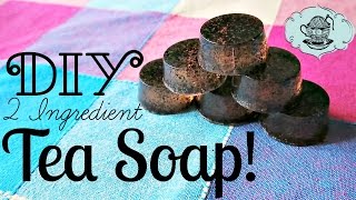 DIY 2 Ingredient Tea Soap How To Tutorial ¦ The Corner of Craft [upl. by Bullion]