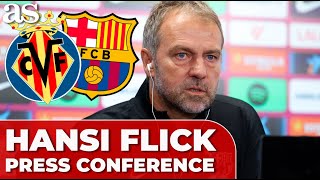 FLICK PRESS CONFERENCE  VILLARREAL  BARCELONA [upl. by Nemzzaj]