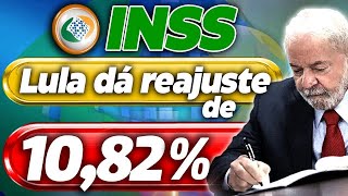 SAIU LULA DÁ REAJUSTE de 1086 AGORA Atenção Aposentados e Pensionistas do INSS [upl. by Ahsetel378]