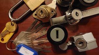 Opening Locks with Jiggler Keys Wafers and Pin Tumblers Lock Picking Locksport [upl. by Simonne797]