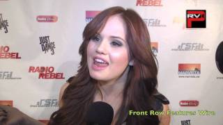 Debby Ryan talks about Radio Rebel on Disney Channel [upl. by Noelani]