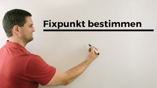 Fixpunkt bestimmen bei Abbildungen Lineare Algebra [upl. by Shermie]