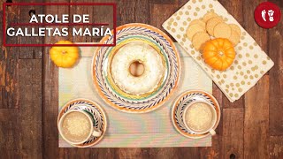 Atole de galletas María  Receta fácil de bebida  Directo al Paladar México [upl. by Gies]