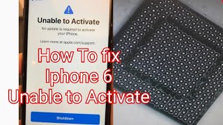 how to fix iphone 6g Unable to activateBaseband repairno service searching [upl. by Akinom]