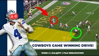 HOW THE COWBOYS BEAT THE STEELERS  FILM BREAKDOWN  WEEK 5  DALPIT ALL 22 [upl. by Aicilav]