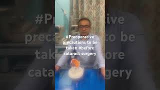 Preoperative precautions  Healthy eyes Safe eye surgery [upl. by Art]