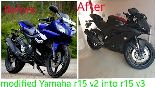 Part7 Side fairing install  Modified Yamaha r15 v2  Modified Yamaha r15 v3  Sanju mods [upl. by Lorraine302]