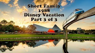 Short Family Disney World Vacation 19883 of 3 [upl. by Hbaruas38]