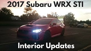 2017 Subaru WRX STI Pure Red  Interior Updates [upl. by Llednek]