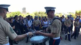 Benicia Drumline VS 1st Marine Division [upl. by Lurette]