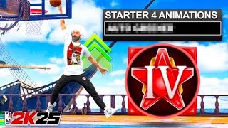 I HIT STARTER 4 amp UNLOCKED GAMEBREAKING ANIMATIONS in NBA 2K25 [upl. by Gaskill]