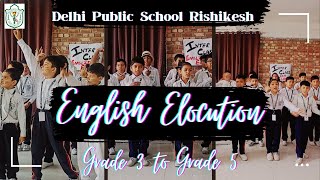 ENGLISH ELOCUTION COMPETITION  GRADE 3 TO GRADE 5 [upl. by Carrnan]