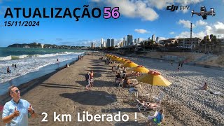 Atualização 56  Engorda da Praia de Ponta Negra  POPULAÇÃO CURTINDO NO FERIADO APÓS 2KM LIBERADO [upl. by Anaytat]