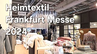 Heimtextil Exhibition 2024 Construction Day  Messe  Frankfurt Germany [upl. by Abagael]