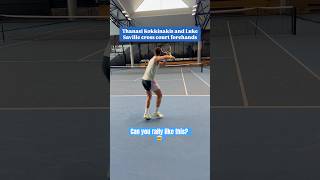 Kokkinakis and Saville BIG forehand rally 🇦🇺 🎾 [upl. by Danit]