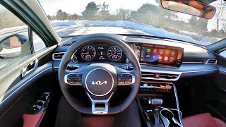 2022 Kia K5 GTLine AWD Sedan  POV Driving Impressions [upl. by Adnole451]