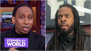 Richard Sherman reacts to Super Bowl LV and talks about his NFL future  Stephen As World [upl. by Ellita]