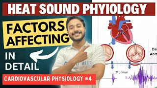 heart sound physiology  type of heart sounds and murmurs  cardiovascular system physiology [upl. by Carlyn]